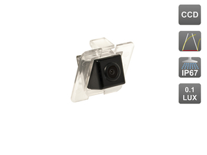 CCD штатная камера заднего вида с динамической разметкой AVEL Electronics AVS326CPR (#051) для MERCEDES GLK X204 (2008-...), фото 1
