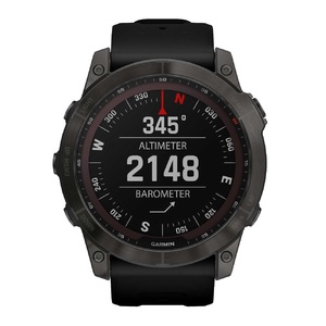 Часы Garmin fenix 7X Saph/Carbon Gray/Ti w/Silcone Band (010-02541-11G) (010-02541-34), фото 6