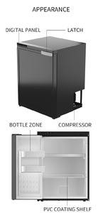 Встраиваемый компрессорный холодильник морозильник Alpicool CR65, фото 8