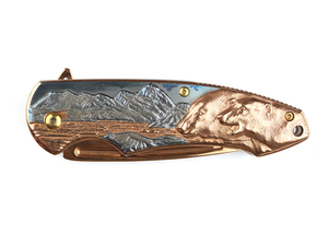 Нож Stinger, 84 мм, бронзовый, фото 2