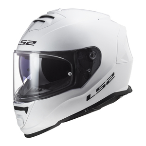 Мотошлем LS2 FF800 STORM II SOLID (белый глянцевый, White, L)