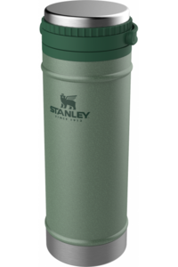Темно-зеленая термокружка с кофе-прессом STANLEY Classic Vacuum Travel Press 0,47L (10-01855-014), фото 3