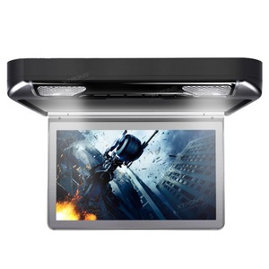 Автомобильный потолочный монитор 13.3" со встроенным Full HD медиаплеером ERGO ER13S-DVD (черный), фото 2