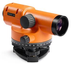 Комплект ACULA Оптический нивелир NIVEX B-24 (кратн.х24; точн.±2.0 мм/км;объектив 36 мм) + Геодезический штатив Geo 12 (высота 99-173 см) + Нивелирная рейка TLS 3 (3м), фото 2