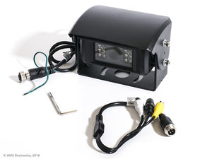 CCD камера заднего вида с автоматической ИК-подсветкой, металлической шторкой и авто подогревом AVEL Electronics AVS660CPR, фото 4