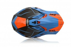 Шлем Acerbis STEEL CARBON Orange/Blue L, фото 6