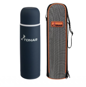 Термос (HS.TM-033C) 1000ML с ситечком (чехол) TONAR, фото 1