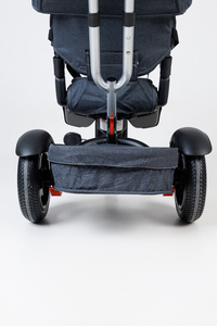 Велосипед коляска трехколесный с ручкой, Tech Team Luxury music черный 2026, фото 7