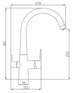 Смеситель для кухни ZORG Steel Hammer (SH 819 SATIN) Сатин, фото 2