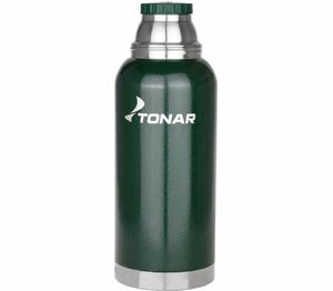 Термос TONAR (HS.TM-058-G) 1200ML с ситечком зеленый (2 крышки-кружки), фото 2