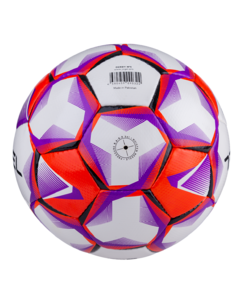 Мяч футбольный Jögel Derby №5, белый/фиолетовый/оранжевый, фото 4
