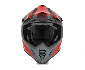 Шлем Acerbis X-TRACK Grey/Red L, фото 2