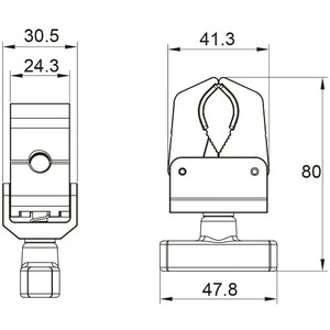 Зажим KUPO KCP-730B SUPER CLAW CLAMP, фото 2
