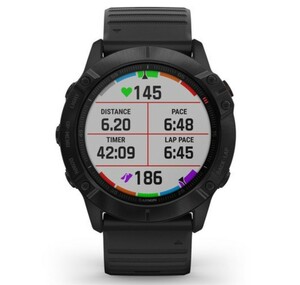 Умные часы Garmin Fenix 6x Pro черный с черным ремешком, фото 6