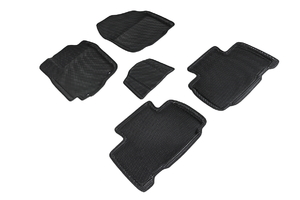 Коврики EVA 3D соты для Toyota RAV 4 IV 2012-2019 (черные, 95223), фото 1