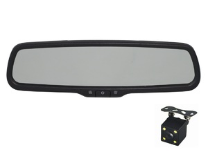 Зеркало заднего вида с двухканальным видеорегистратором Redpower MD50 и камерой переднего/заднего вида, фото 1