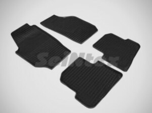 Резиновые коврики Сетка Seintex для SKODA FABIA-07 (00526), фото 1