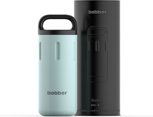 Питьевой вакуумный бытовой термос BOBBER 0.59 л Bottle-590 Light Blue, фото 3