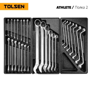 Набор инструментов для тележки TOLSEN ATHLETE 15 ложементов, 189 предметов TT85412-189, фото 6