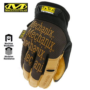 Перчатки MECHANIX Work Leather Original Brown, р.L, фото 1