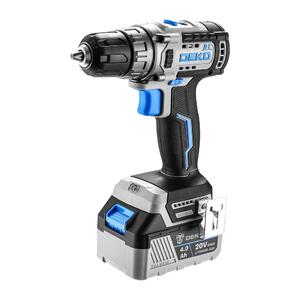 Дрель-шуруповерт аккумуляторная бесщеточная DEKO Loner 20V ONE +, 20В, 1x4.0Ач, фото 3