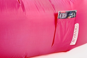 Надувной диван БИВАН Классический, цвет розовый, фото 5