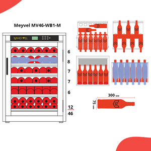 Винный шкаф Meyvel MV46-WB1-M, фото 14