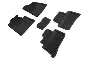 Коврики EVA 3D соты для Hyundai Tucson III 2015-2018 (черные, 95165)