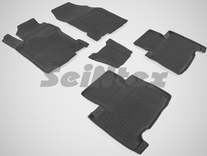 Резиновые коврики с высоким бортом Seintex для Lexus NX (кроме версий с гибридным двигателем) 2014-н.в.