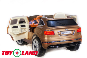 Детский электромобиль Toyland Bentley Bentayga Бронзовый, фото 6