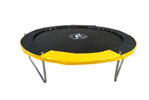 Батут каркасный Tech Team KENGA PRO 12FT черный-желтый / black-yellow, фото 10
