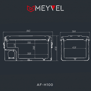 Компрессорный автохолодильник Meyvel AF-H100, фото 18