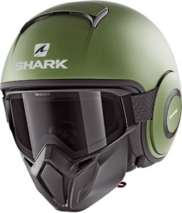 Шлем Shark STREET DRAK BLANK MAT Green M