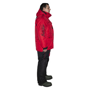 Костюм рыболовный зимний Canadian Camper SNOW LAKE PRO (куртка+брюки) цвет black/red, M, фото 2