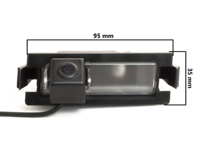 CCD штатная камера заднего вида с динамической разметкой AVEL Electronics AVS326CPR (#030) для HYUNDAI SOLARIS HATCH / KIA RIO III HATCH (2012-...)