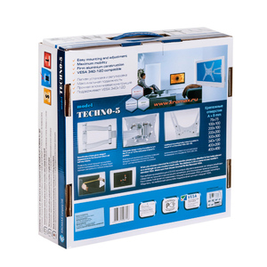 Настенный кронштейн для LED/LCD телевизоров KROMAX TECHNO-5 WHITE, фото 15