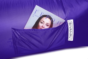 Надувной диван БИВАН 2.0, цвет фиолетовый, фото 5