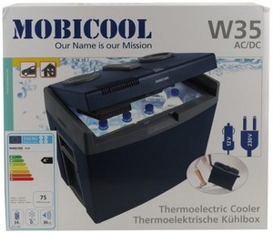 Автохолодильник термоэлектрический на колесах Mobicool W35, фото 6