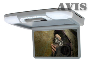 Автомобильный потолочный монитор 14,1" со встроенным DVD плеером AVEL AVS1420T (Серый), фото 1