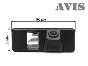 CCD штатная камера заднего вида AVEL AVS321CPR для SUBARU TRIBECA (#082), фото 2