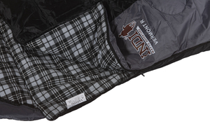 Спальный мешок INDIANA Vermont L-zip от -8 °C (одеяло с подголовником, фланель, 195+35X90 см), фото 2