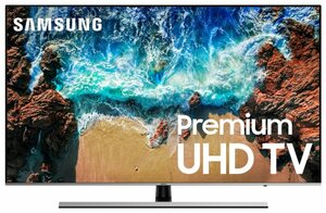 Телевизор Samsung UE65NU8000UXRU серебристый, фото 1