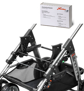 Адаптер на коляски Hartan Buggy iХ1 для установки автокресел Britax Romer на шасси, черный, фото 1