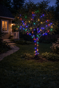 Инновационная водонепроницаемая LED-гирлянда ЛАМПОВА "Звёздный путь" (TYL-26-SB+220-RGB200-22), фото 13