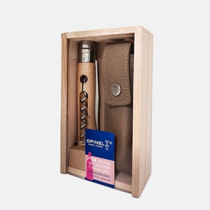 Нож со штопором и открывалкой Opinel Inox №10 VRI клинок 10см, нерж.сталь, бук, фото 5