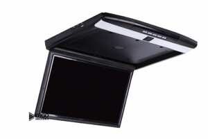 Автомобильный потолочный монитор Full HD 17,3" ERGO ER17AND на ANDROID (черный), фото 1