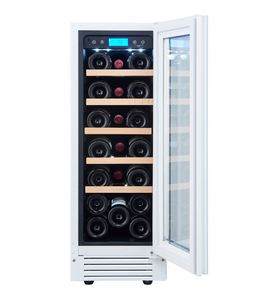 Винный шкаф CellarPrivate встраиваемый, однокамерный на 20 бутылок белый, скрытая ручка CP020-1TWH, фото 11