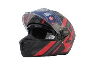 Шлем SHARK SPARTAN RS CARBON SHAWN MAT Black/Anthracite/Red M, фото 4