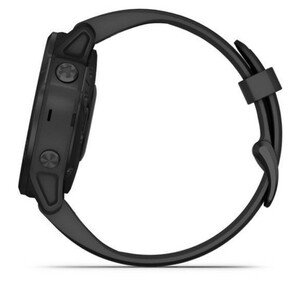 Черные часы Garmin Fenix 6S PRO с черным ремешком, фото 10