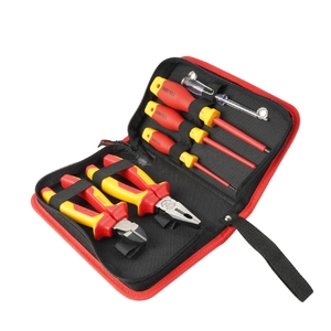 Набор инструментов диэлектрических TOLSEN 6 предметов, в футляре на молнии TTV83306, фото 2